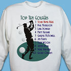 Top Ten Golfers Sweatshirt